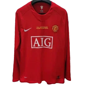 Camiseta Manga C «Retro 07-08 Manchester»