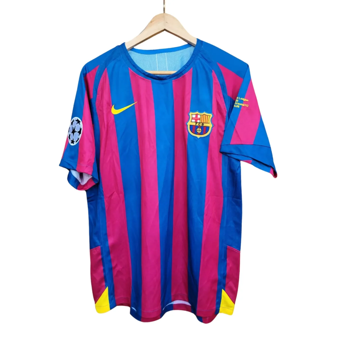 Camiseta Barcelona 2006, Ronaldiño Gaucho versus Arsenal - Imagen 2
