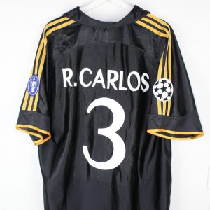 Original 1999/01 Real Madrid away shirt (#3 R. CARLOS)(XL)