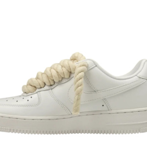 Nike Air Force 1 «White & Yellowish White Braid»