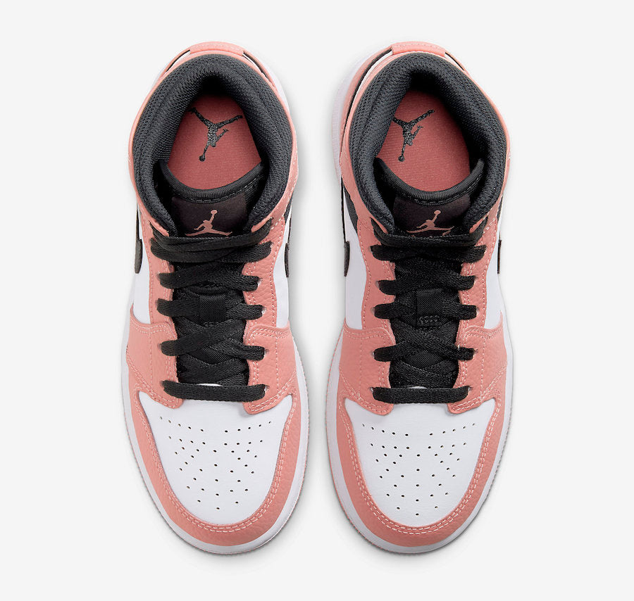 Air Jordan 1 Mid GS «Pink-Quartz» - Imagen 5