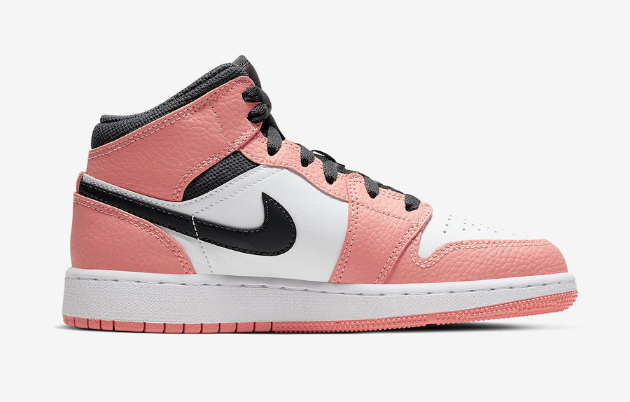 Air Jordan 1 Mid GS «Pink-Quartz» - Imagen 4